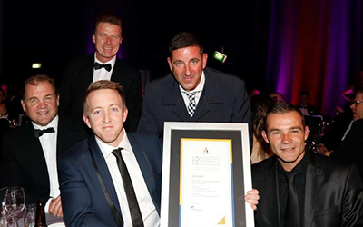 2018 Master Builders Association ACT Buidling Excellence Awards of Excellence for the Boer War Memorial project.