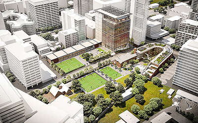 Parramatta Public School & Arthur Phillip High School project - the first high-rise school in NSW.