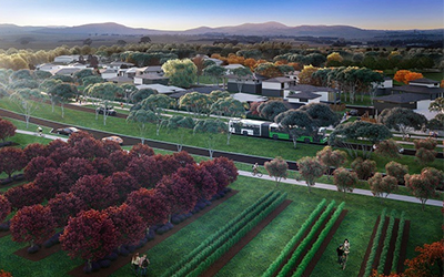 Glascott are working at Ginninderry residential estate ACT for Huon Contractors