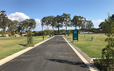 Glascott delivered landscape construction at High Park residential development in Brisbane