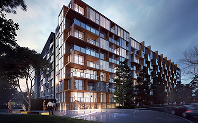 Midnight residential and commercial development in Canberra for GEOCON.